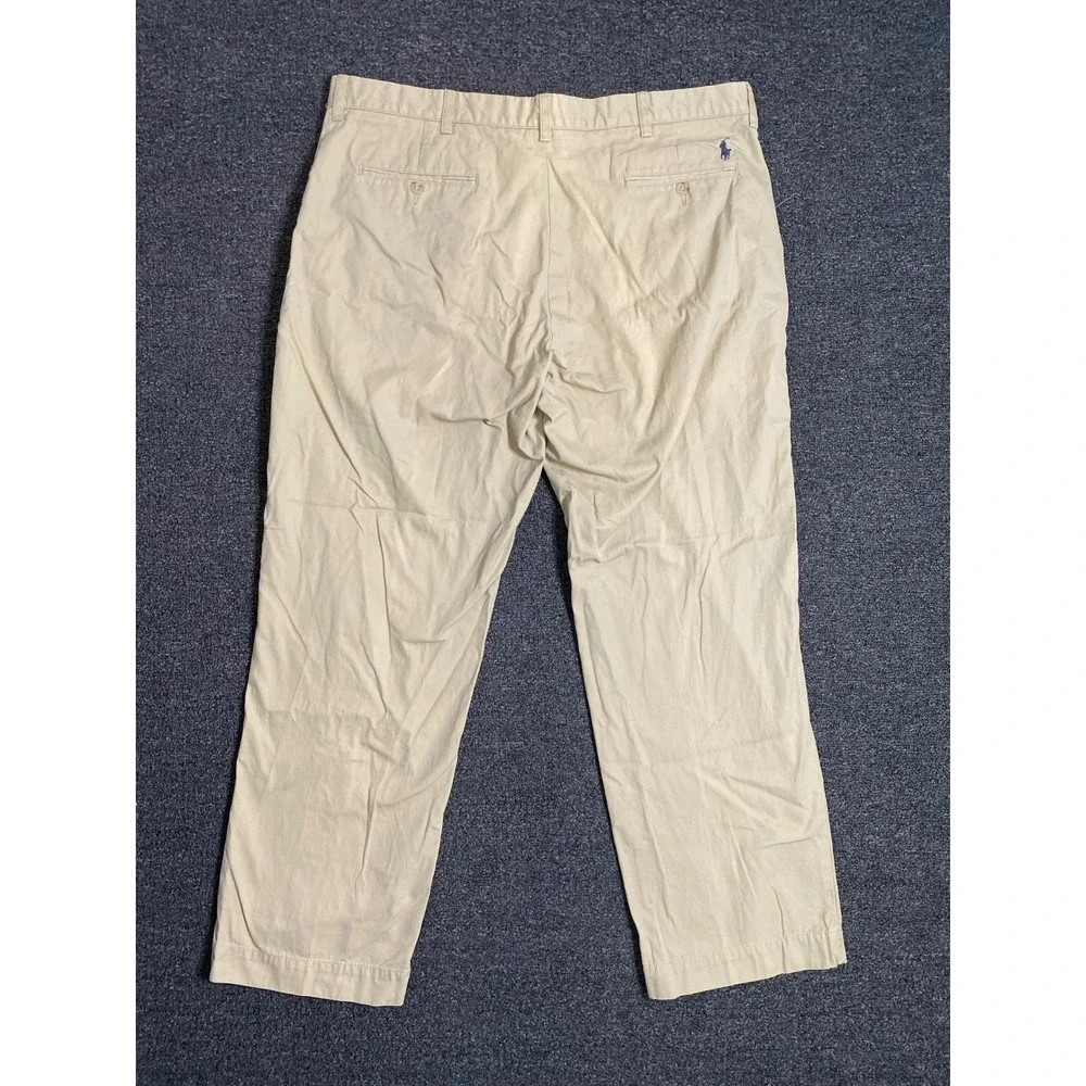 Polo Ralph Lauren Preston Pant‎ Chinos Tan Mens 38x30 Khaki  Straight Leg Preppy